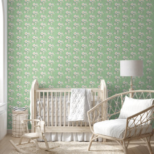 Papel Pintado flores silvestres para lactantes