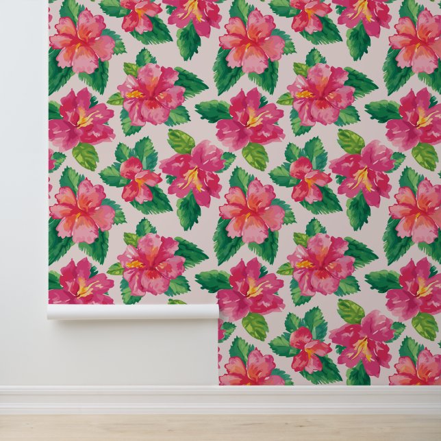 Papel Pintado Flores tropicales (Solicitud)
