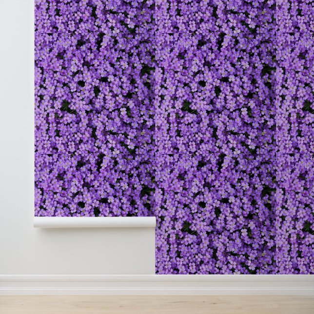 Papel Pintado Flores violetas (Solicitud)