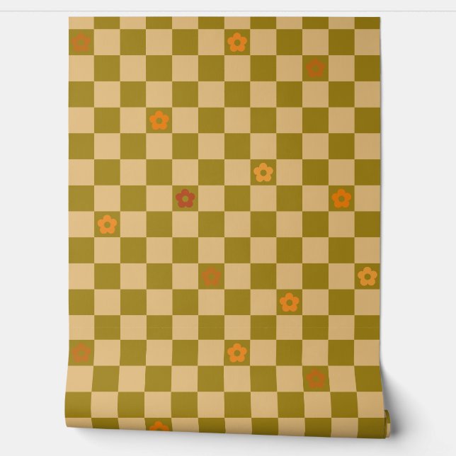 Papel Pintado Flowe Checkered Pattern - No. 02 (Desenrollar)