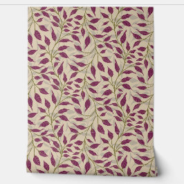 Papel Pintado Flujo de hojas bailarinas Delicadas Foliage Verde