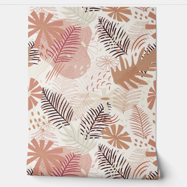 Papel Pintado Foliage tropical bohemio (Desenrollar)