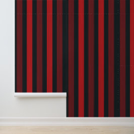 Papel Pintado Fondo de banda de patrón de grifo negro rojo