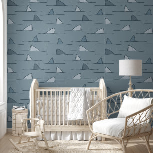 Papel Pintado Fondo de escritorio Blue Shark Fin Kids