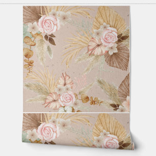 Papel Pintado "Fondo de escritorio Boho Floral and Greenery - Ro