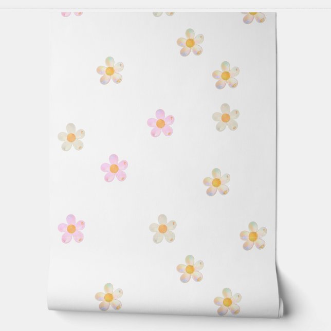 Papel Pintado Fondo de escritorio Bubble Daisies (Desenrollar)