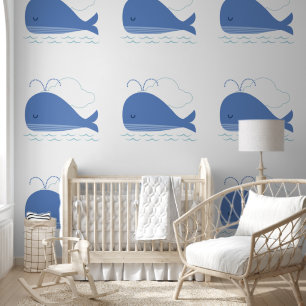 Papel Pintado Fondo de escritorio de ballena relajado