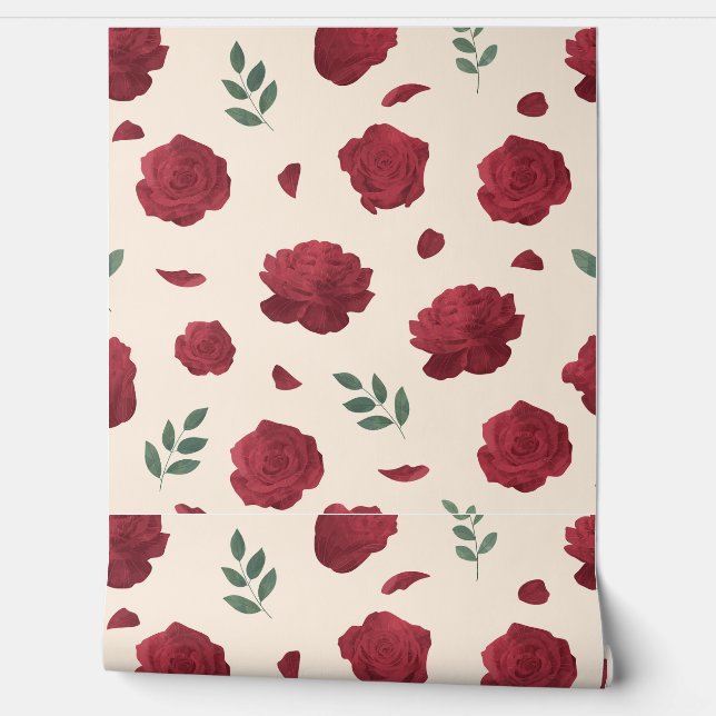 Papel Pintado Fondo de escritorio de flor Rosa (Desenrollar)
