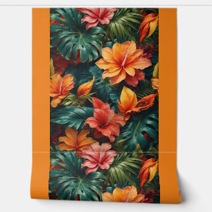 Papel Pintado Fondo de escritorio de flores exóticas