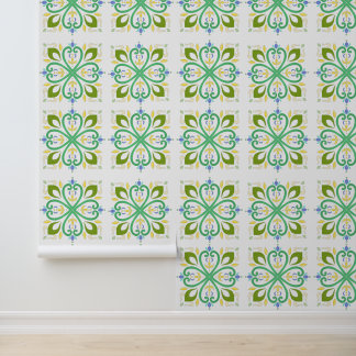 Papel Pintado Fondo de escritorio Green Harmony Mandala Boho