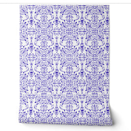 Papel Pintado Fondo de escritorio mediterráneo blanco y azul