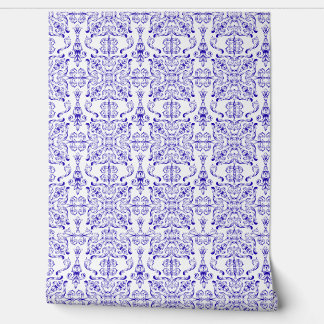 Papel Pintado Fondo de escritorio mediterráneo blanco y azul