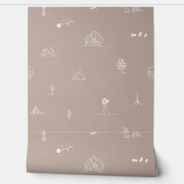 Papel Pintado Fondo de escritorio Minimalista de Baby Barnyard