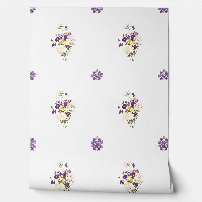 Papel Pintado Fondo de escritorio Purple Bouquet (Desenrollar)