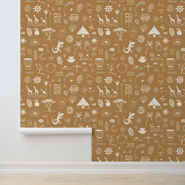 Papel Pintado Fondo de escritorio Savannah Safari Wildlife (Solicitud)