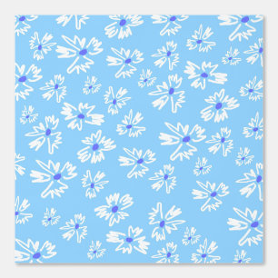 Papel Pintado Fondo de escritorio VINTAGE DE FLORAL AZUL