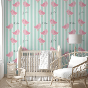 Papel Pintado Fondo de pantalla con el nombre de la bebé