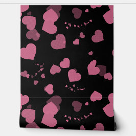 Papel Pintado Fondo de pantalla de corazones de amor rosados
