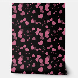 Papel Pintado Fondo de pantalla de corazones de amor rosados bon