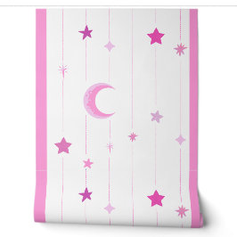 Papel Pintado Fondo de pantalla del cielo rosa de la noche