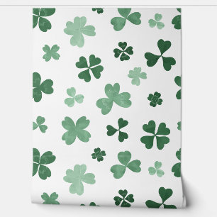 Papel Pintado Fondo de pantalla del Green clover St Patrick's Da