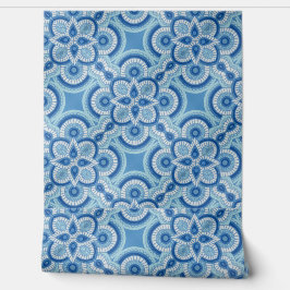 Papel Pintado fondo de pantalla geométrica azul 2' x 4'