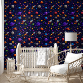 Papel Pintado Fondo de pantalla patrón espacial de galaxia cósmi