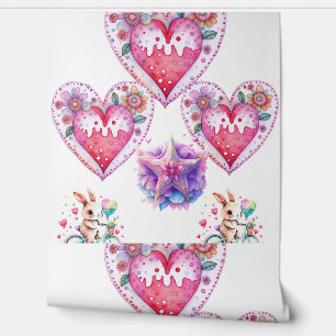 Papel Pintado Fondo de pantalla romántico del día de San Valentí
