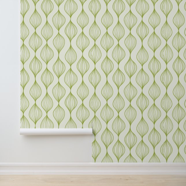 Papel Pintado Fondo de patrón verde vertical (Solicitud)