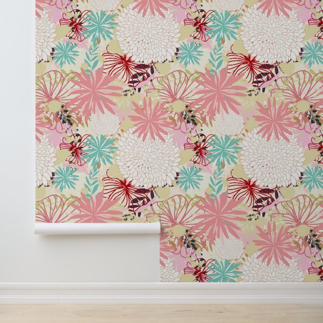 Papel Pintado Fondo floral 4 (Solicitud)