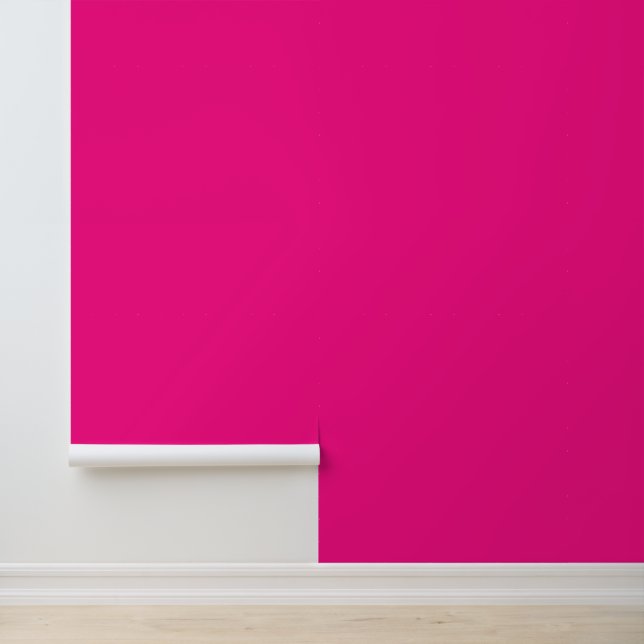 Papel Pintado Fondo sólido de color rosa caliente (Solicitud)