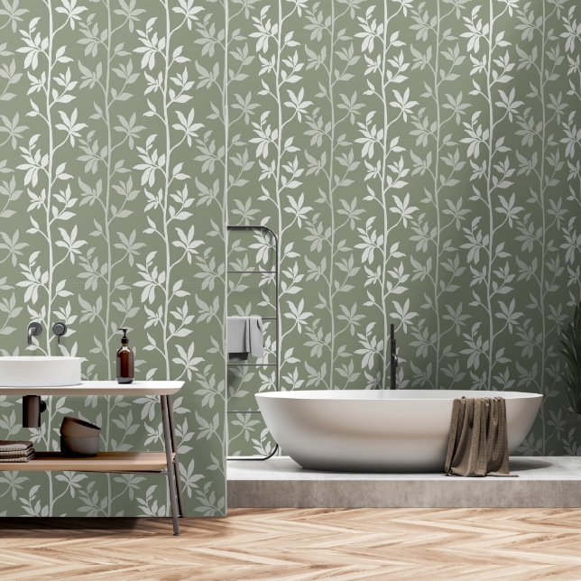 Papel Pintado Forest Breeze Silhouette L 2b minimal botanic (Baño)