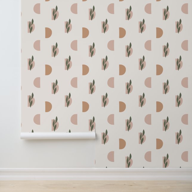 Papel Pintado Formas abstractas de boho modernas (Solicitud)