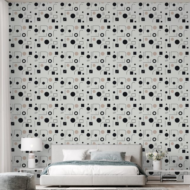 Papel Pintado Formas geométricas (Dormitorio)