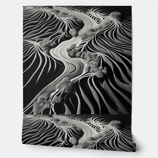 Papel Pintado Fractal Flow (Desenrollar)