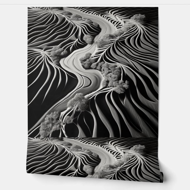 Papel Pintado Fractal Flow (Desenrollar)