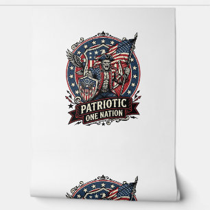 Papel Pintado Frankenstein Patriótico Bestia de la Libertad Horr