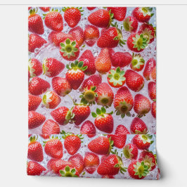 Papel Pintado Fresas