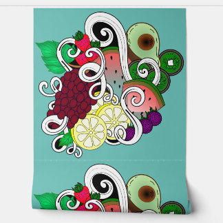 Papel Pintado Frutas para la cocina