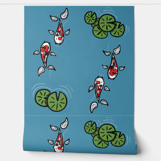Papel Pintado Fuku y Heiwa el Koi