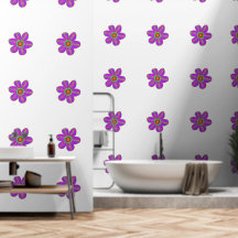 Fun Artsy Purple Floral