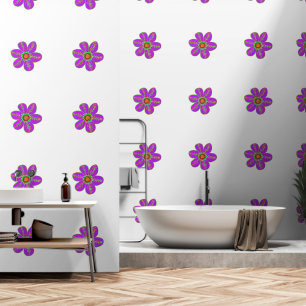Papel Pintado Fun Artsy Purple Floral