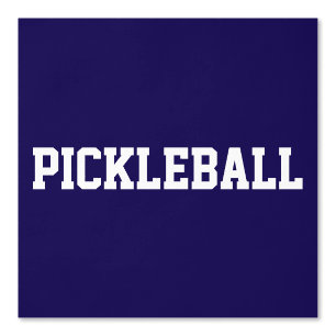 Papel Pintado Fun Athletic White PICKLEBALL Textos Sobre Azul Na