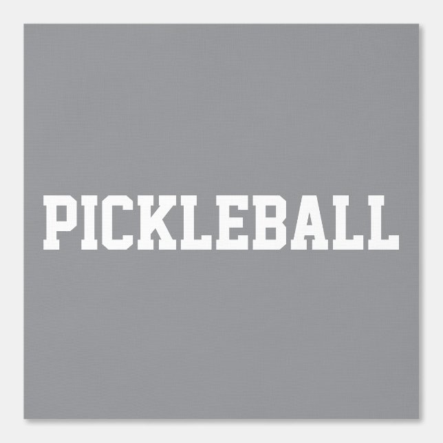 Papel Pintado Fun Athletic White PICKLEBALL Textos Sobre Gris Cl (Anverso)