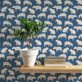 Papel Pintado Fun Capybara Art