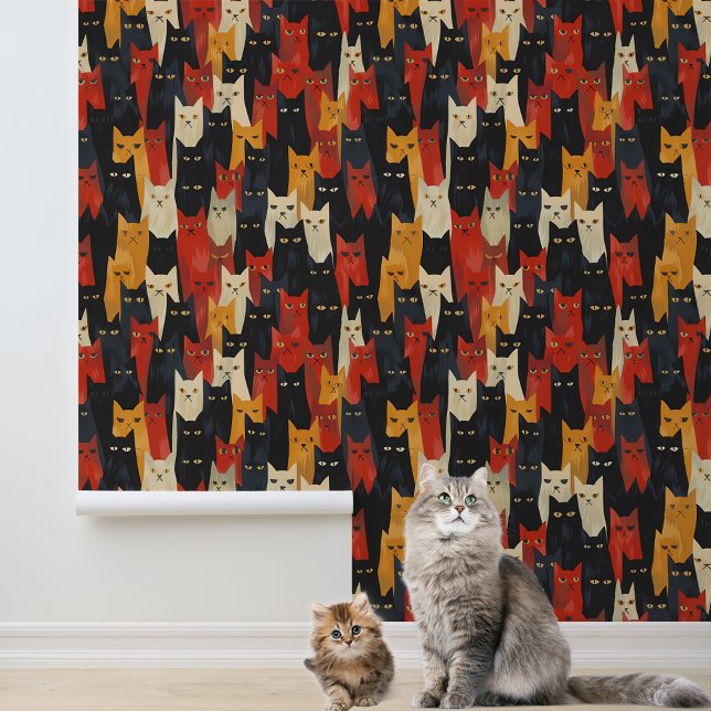 Papel Pintado Fun Cat Faces (Subido por el creador)
