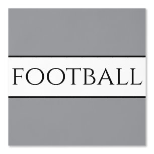 Papel Pintado Fun FOOTBALL Textos franjas blancas modernas de co