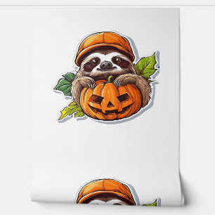 Papel Pintado Funny Camiseta Clásica Pegatina de Halloween