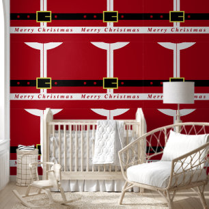 Papel Pintado Funny Santa Navidades