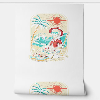 Papel Pintado Funny Skeleton Summer